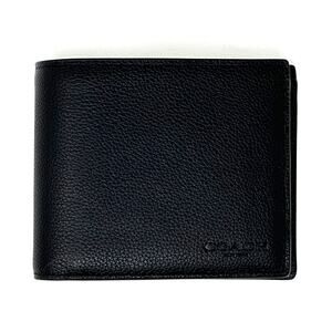 Coach 3 In 1 Wallet in Black Leather F74991